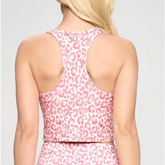 NWOT EVCR evolution and creation leggings & top set S valentine cheetah - Picture 4 of 9